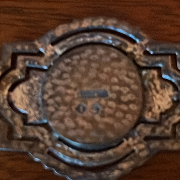 Sterling and Onyx Brooch - Picture 3 of 5